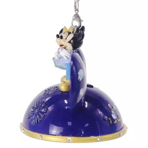 Mickey & Minnie Mouse Light-Up Ear Hat Ornament WDW 50th Anniversary New in Box - Picture 4 of 11